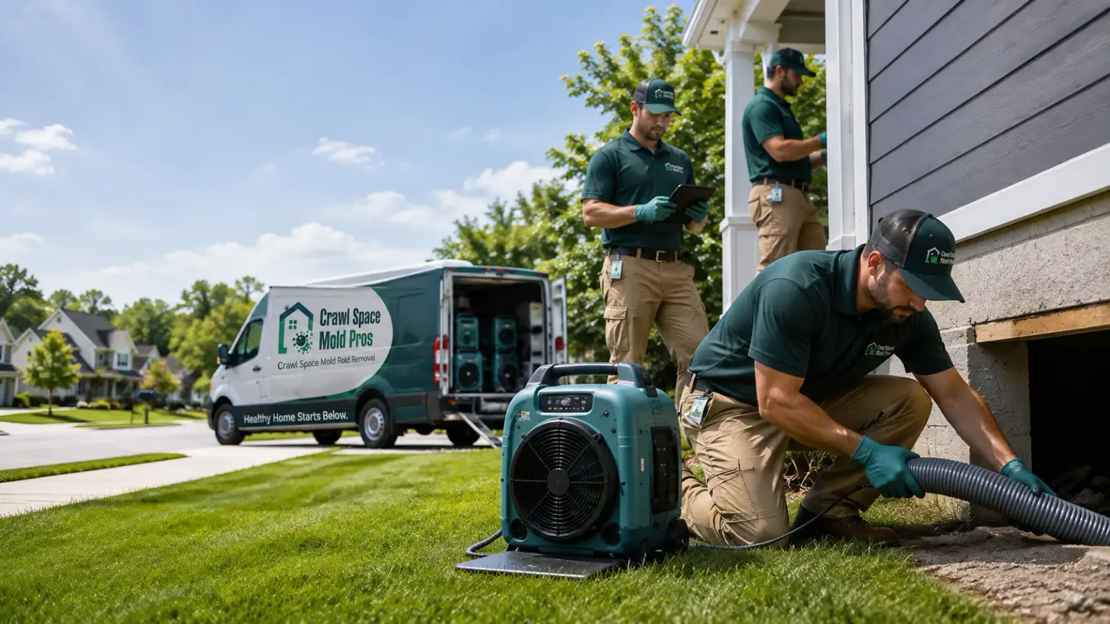 Crawl Space Mold Removal in Patton, PA